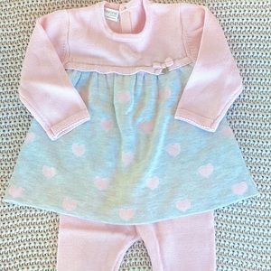3-6 mos. Mayoral Knit sweater & pants ❤️